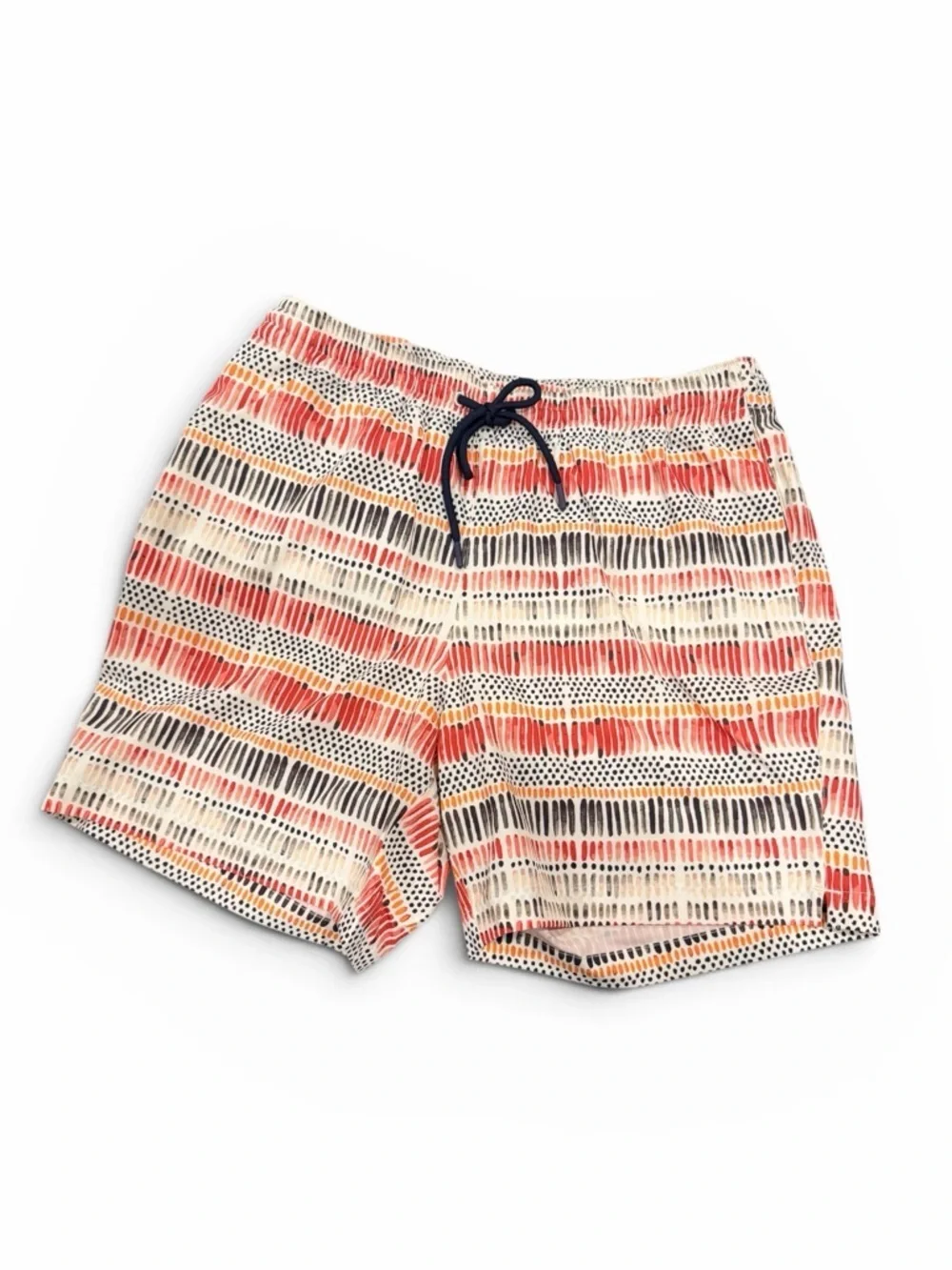 Paisley & Gray 6” Slim Fit Multicolor Stripe Swim Trunks
